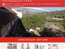 Tablet Screenshot of colegiolosnaranjos.com